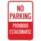 Signmission No Parking Prohibido Estacionarse, Heavy-Gauge Aluminum, 12" x 18", A-1218-25010 A-1218-25010 - alternate 1